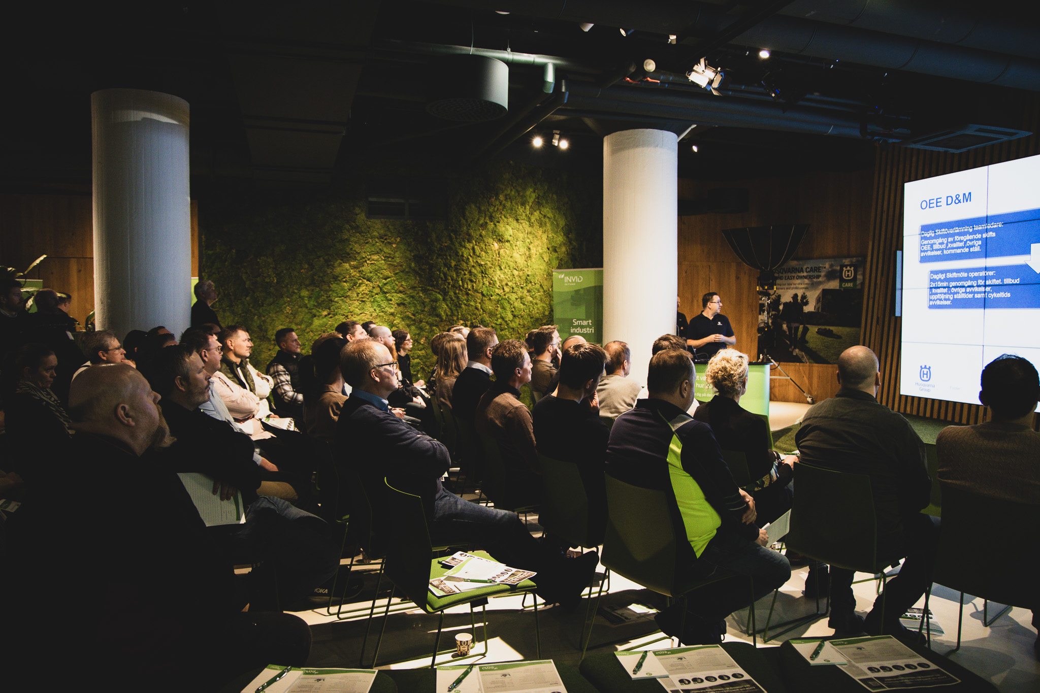 Smart Industri 365 seminarium - hos Husqvarna AB Experince Center - INVID Gruppen