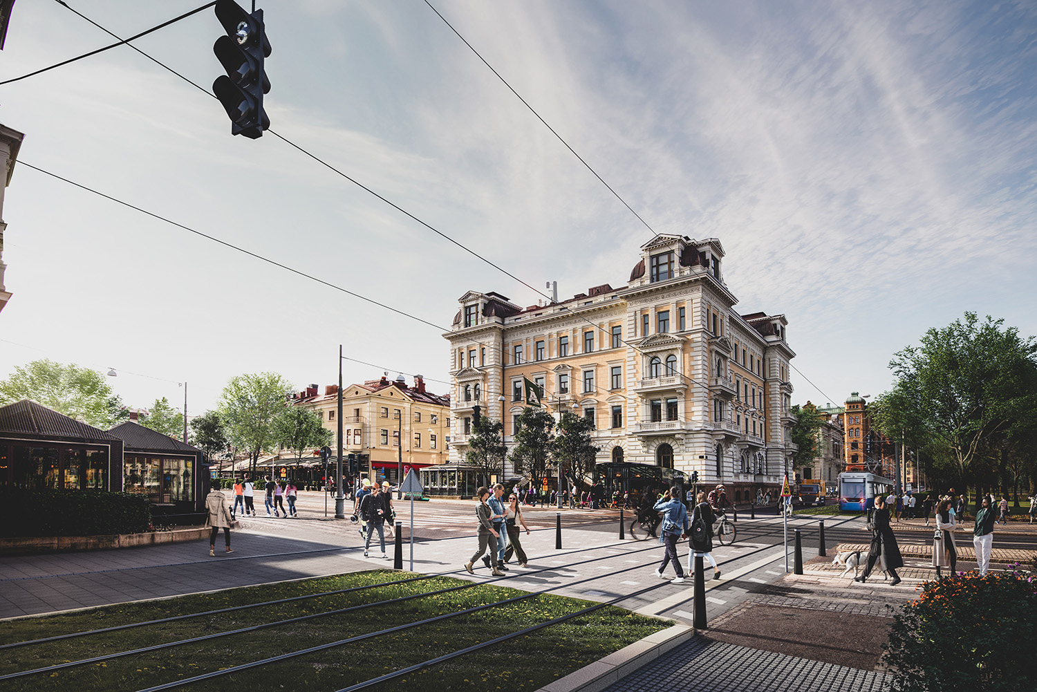 Parkgatan Avenyn Fotomontage 2