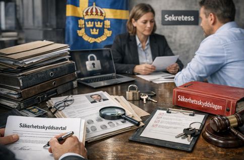 Seminarium om säkerhetsskydd, informationssäkerhet och regelefterlevnad med dokument, kryptering och säkerhetsskyddsavtal i fokus