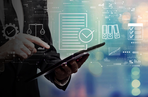 Digital dokumenthantering i ledningssystem med checklista, filhantering och processer för kvalitet och efterlevnad